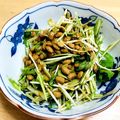 リーヤ♡'s cooksnap of when they made 簡単一品◆おつまみにも◆納豆の水菜あえ.