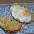 きらり流れ星's cooksnap of when they made レンジで簡単目玉焼きトースト♡.