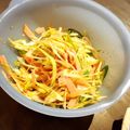 胃袋わっしょい's cooksnap of when they made 簡単おつまみ❗長ネギとハムの醤ラー油和え.