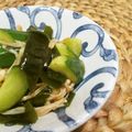 Jaye's cooksnap of when they made 韓国風キュウリとワカメの酢の物.