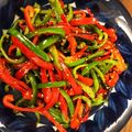 サラミ's cooksnap of when they made 簡単！お弁当に☆ ピーマン塩昆布いため.
