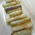 sonop's cooksnap of when they made 焼いて塩かけるだけ～のネギ焼き☆.