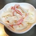 わ五助's cooksnap of when they made 材料4つで簡単★大根とカニカマのサラダ.