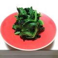 takae3110's cooksnap of when they made やみつき！小松菜ワサビ海苔のおひたし.