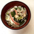 ななっぴ♪'s cooksnap of when they made 塩コショウだけ！厚揚げとカニかまの煮物.