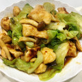 マイさよ's cooksnap of when they made 鶏むねとレタスとしめじの照り焼き.