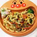 クックABND6M☆'s cooksnap of when they made [幼児〜]まろやか豆乳焼うどん☆.