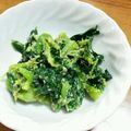 Μαｉ's cooksnap of when they made 我が家の甘辛～な♪小松菜のごま和え★.