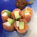 ☆えりんこ☆★'s cooksnap of when they made サーモンのアボカド巻き 醤油こうじソース.