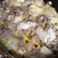 クック0T43KB☆'s cooksnap of when they made 美味しい！白菜とお豆腐のすき煮風卵とじ.