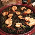 Emmabeagle's cooksnap of when they made 本格♡イカスミパエリア.