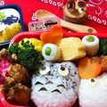 yukky☆mama's cooksnap of when they made 簡単 トトロ弁当.