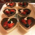 kana9v7's cooksnap of when they made バレンタインに♪バニラプリンチョコソース.