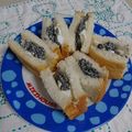 イチゴ、イチゴ。's cooksnap of when they made ごまチーズサンド.