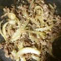 lilimx722's cooksnap of when they made ささっと♪牛肉の甘辛炒め＊お弁当にも.