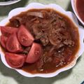 Mariecat36's cooksnap of when they made 超簡単！豚肉のトマト炒め.