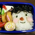 ポコポニョ's cooksnap of when they made 顔弁の作り方〜焼きそば編〜.