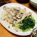 ハチワレねこ's cooksnap of when they made 豚ロースのマスタードクリーム煮.