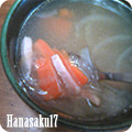 Hanasaku17's cooksnap of when they made 新玉ねぎとハムのふわとろスープ.