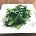 くまとやぎ's cooksnap of when they made 春菊のシャキシャキ洋風お浸し.