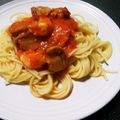 kucina's cooksnap of when they made 簡単トマトソースでペスカトーレ.