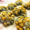 クックBTAU1W☆'s cooksnap of when they made お弁当おかず☆はんぺんコーン青のり風味.