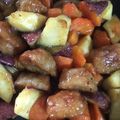 kona8's cooksnap of when they made さつまいもと肉団子の煮物.