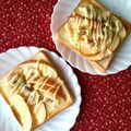 ふたごゆき's cooksnap of when they made チーズりんごバナナのトースト☆マヨかけ.