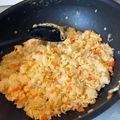 みーつー's cooksnap of when they made しらすで簡単チャーハン☆離乳食後期完了期.