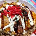 mayukodon's cooksnap of when they made ホットプレートお好み焼き・うどんモダン焼.