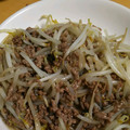 クック2BCCKH☆'s cooksnap of when they made もやしとひき肉甘辛炒め.