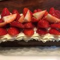 微豚々's cooksnap of when they made 簡単ダブルベリーのガトーショコラ♪.