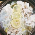 HikaHama's cooksnap of when they made レモン消費に！さっぱりレモン鍋♡.