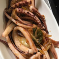 kanakoimo's cooksnap of when they made 簡単♦一夜干しイカの♦キムチ炒め♦旨い.