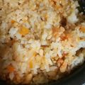 あじぽんぬ☆'s cooksnap of when they made 簡単!お手軽!炊飯器だけでチキンライス☆.