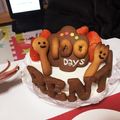 nena15's cooksnap of when they made お食い初めデコレーションケーキ.