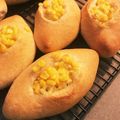 バタ山バタ子's cooksnap of when they made コーンマヨパン.