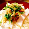 まりぃまろん's cooksnap of when they made 豆苗キムチ炒め.