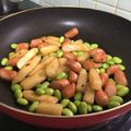 まひわ's cooksnap of when they made じゃがいもとベーコンのカレー炒め.