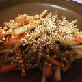 snow012's cooksnap of when they made 大根の皮でマヨゆず胡椒キンピラ.