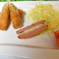 mielle's cooksnap of when they made ポテサラ入りハムカツ.