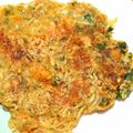 nosso's cooksnap of when they made 切干大根のお好み焼き風.