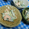 ととろ＆めい's cooksnap of when they made オクラとエビの胡麻ネギマヨ和え.