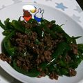 ＊ちーーー＊'s cooksnap of when they made 簡単に！ひき肉とピーマンの甘辛炒め♪.