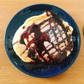 Touta_45's cooksnap of when they made ヌテラ/チョコ in パンケーキ.