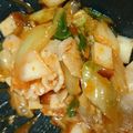 funa87's cooksnap of when they made 材料2つ！簡単豚キムチ.