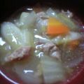 JUNYAママ's cooksnap of when they made 根菜たっぷり＊＊我が家のけんちん汁.