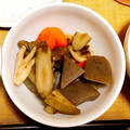 qumiy's cooksnap of when they made 簡単ごぼうこんにゃくしめじ煮物.