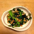 むっちまみー's cooksnap of when they made 塩昆布が◎納豆と小松菜の和え物.
