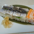 にゃんがす's cooksnap of when they made 海老と玉子の簡単押し寿司.
